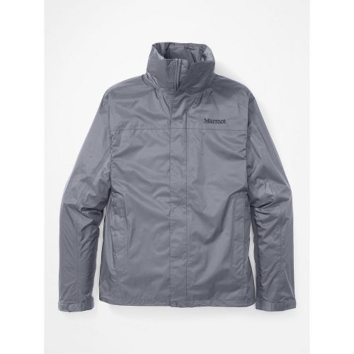 Marmot PreCip Eco Jackets - Mens Rain Jacket Dark Grey CA3492501 Canada